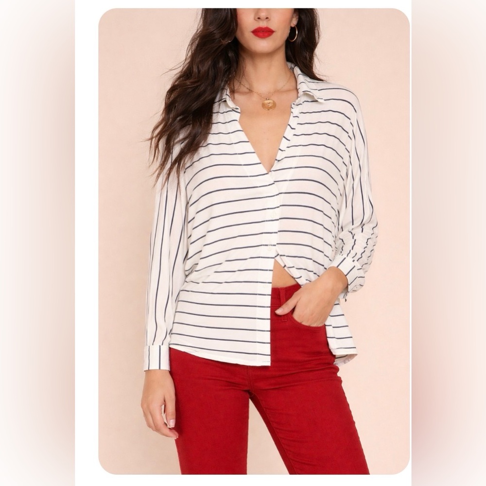 Free People “Can’t Fool Me” Stripe Top